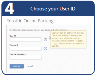 Step 4: Choose your User ID